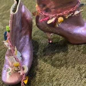 Irregular Choice booties with charms